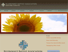 Tablet Screenshot of bluebonnetbaptist.org